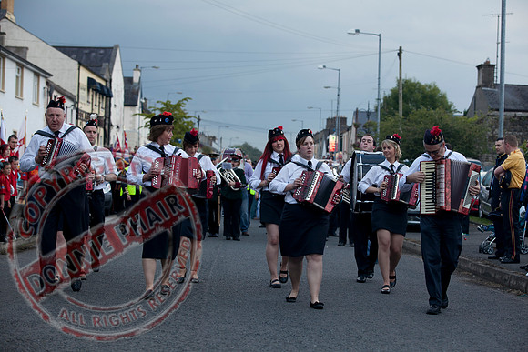 Loyalist Parade in Newtownbutler.