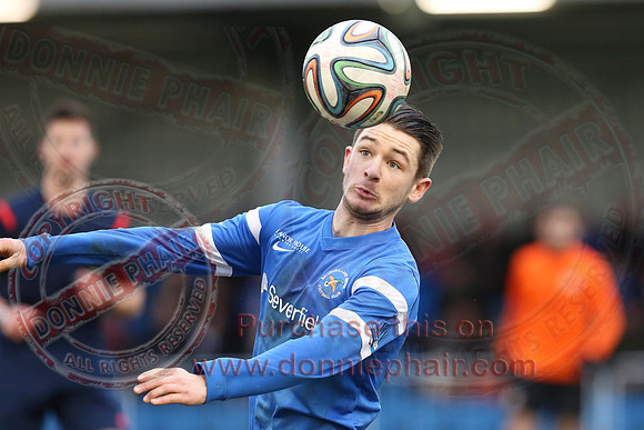 Ballinamallard United (1) V Glenavon (3) in IFA Danske Premier League.