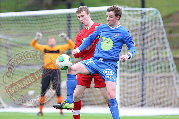 Ballinamallard United Reserves (0) V Cliftonville (1) in IFA Reserve League.