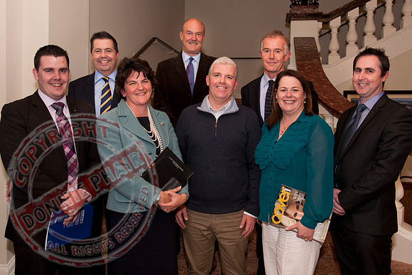 Local Businesses meet in Enniskillen Townhall.