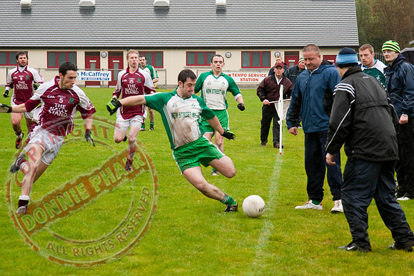 Tempo V Ederney in Senior Men GAA Football.