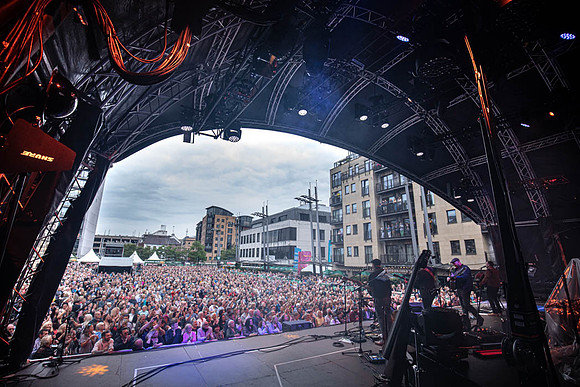The High Kings at Custom House Square Belfast supporting Tom Jones