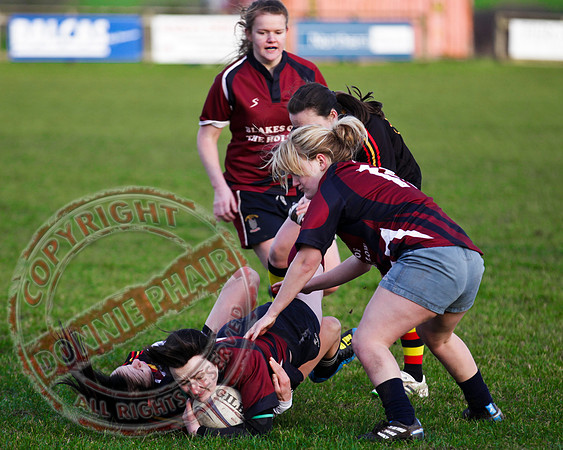 Enniskillen V Sligo in Ladies Rugby.