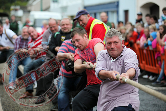 Kesh Festival - Tug O War Competition held in Main STreet.