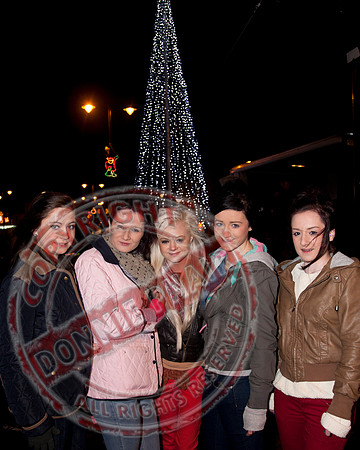 Switching on the Christmas Lights In Irvinestown, County Fermanagh.