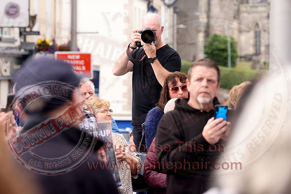 Justice for Noah Donohoe rally at the Diamond in Enniskillen-26