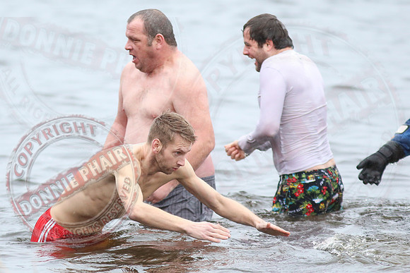 New Years Day Galloon Island Charity Swim