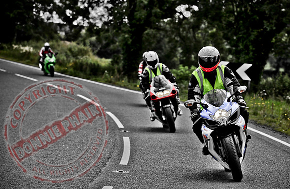 Ryan Parker Memorial Bike run starting at the Leggykelly Inn, Wattlebridge.