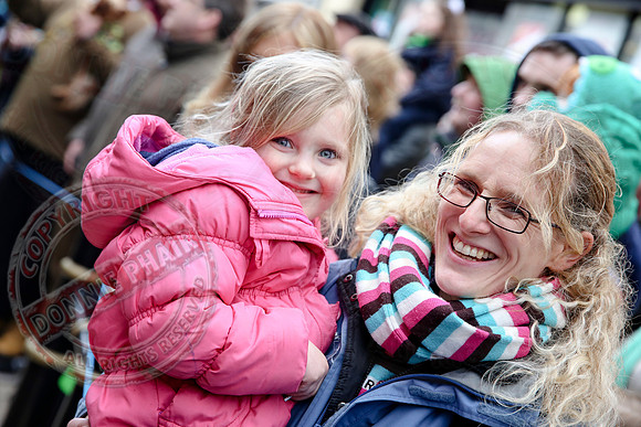 St. Patrick's Day celebrations in Enniskillen, County Fermanagh.